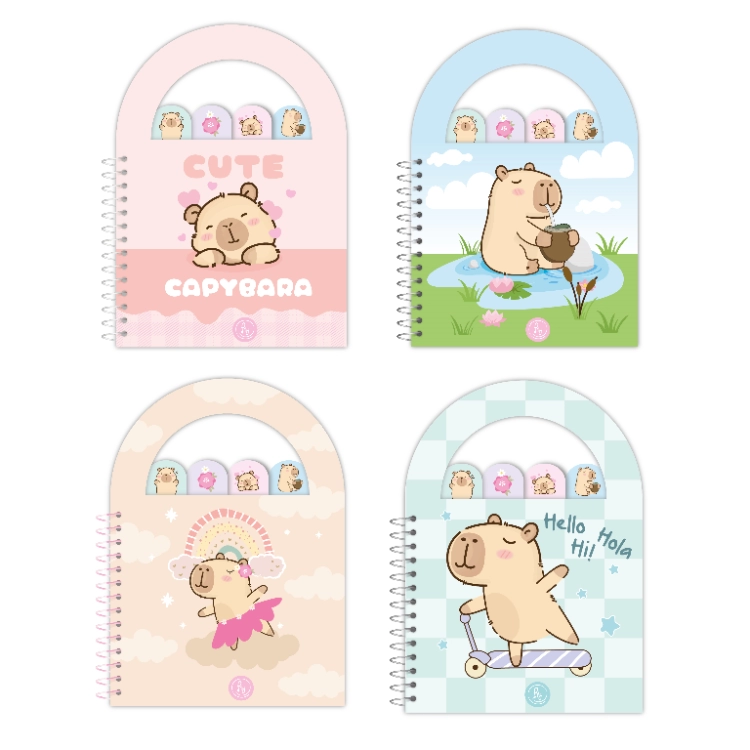 Libreta Ry Capybara 10x14 40 hojas Art.1101